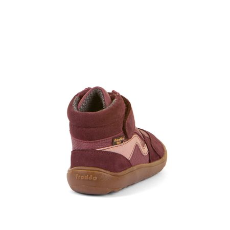 FRODDO TEX GO Bordeaux II | Dětské celoroční barefoot boty