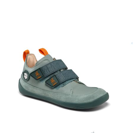 AFFENZAHN SNEAKER LEATHER BUDDY BUNNY Grey Blue | Dětské barefoot tenisky  9