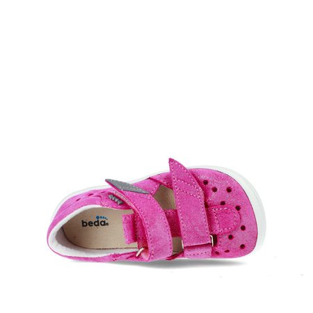 BEDA SANDÁLY BF 0001/SD/W/TS JANETTE Pink Sparkle 2