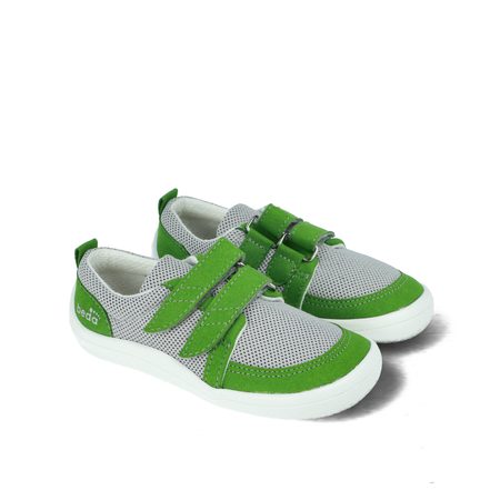 BEDA TENISKY BF 0001/TEX/W/D TEX JIMMY Green | Dětské barefoot tenisky