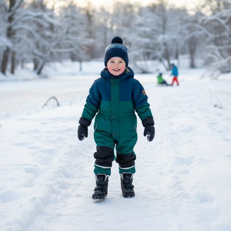 BEDA ZIMNÍ BFN 170070/W/MK/SO PLAYFUL PARROT | Dětské zimní zateplené barefoot boty