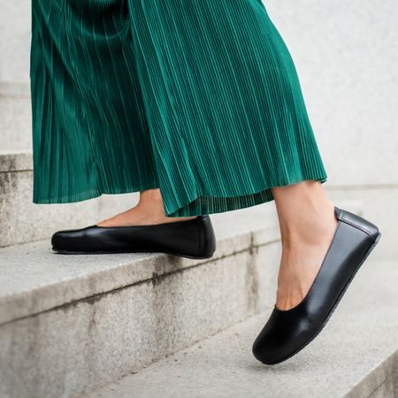 ANGLES ANTIOPA Black | Dámské barefoot baleríny