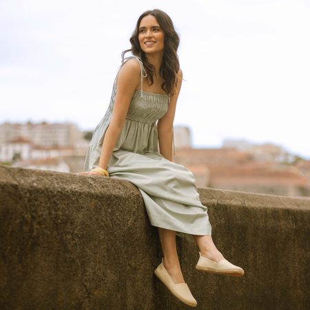 SHAPEN ESPADRILKY PLAYA Wide Beige | Dámské barefoot espadrilky