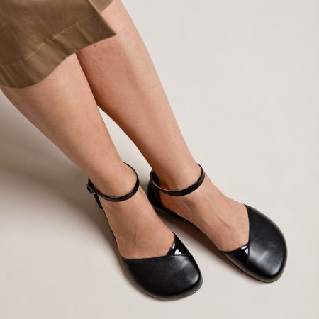 SHAPEN SANDÁLY POPPY Wide Black | Dámské barefoot sandály