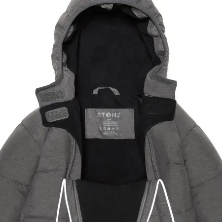 STONZ SNOW PUFFER OVERAL Heather Grey 4