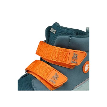 AFFENZAHN MIDBOOT VEGAN COMFY BUNNY Green | Dětské barefoot zateplené boty