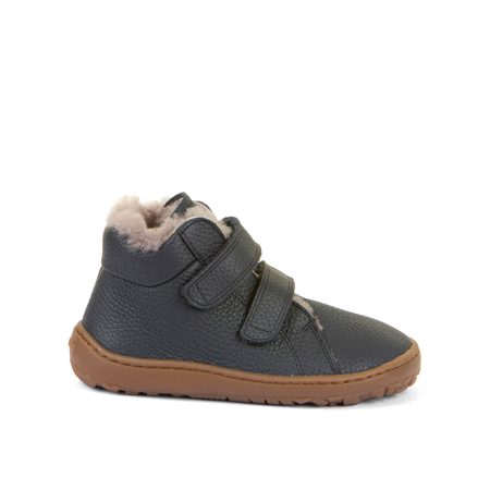 FRODDO ZIMNÍ FURRY Dark Blue | Dětské zimní zateplené barefoot boty