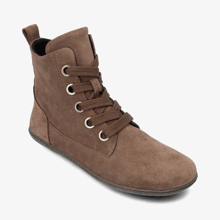 GROUNDIES SALZBURG WOMEN Dark Brown | Dámské kotníkové barefoot boty