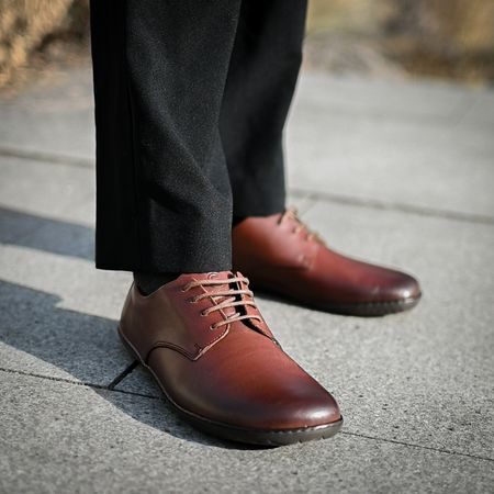 GROUNDIES PALERMO MEN Camel | Pánské barefoot polobotky