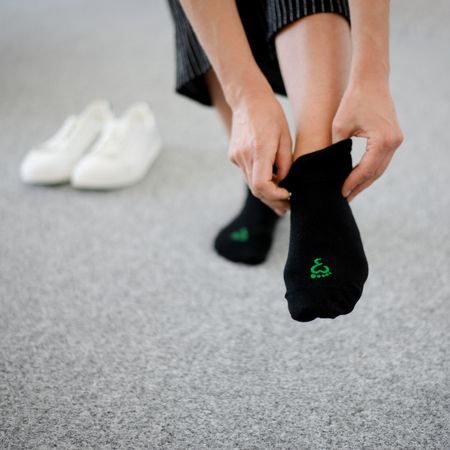 NABOSO BAREFOOT PONOŽKY BAMBUS Černé Dlouhé