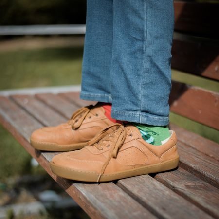 CRAVE LONDON 2.0 Cognac | Barefoot tenisky