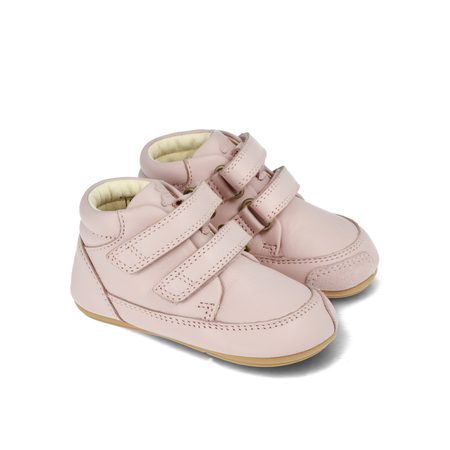 BUNDGAARD PREWALKER STRAP III Old Rose | Dětské první barefoot botičky
