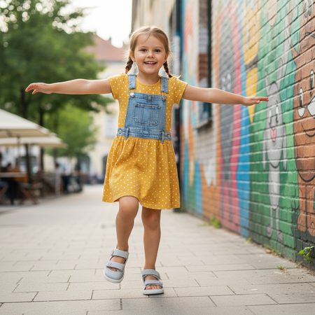 BABY BARE SANDÁLKY FEBO JOY Grey Pink | Dětské barefoot sandály