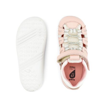 BOBUX SUMMIT Seashell White | Dětské barefoot sandály