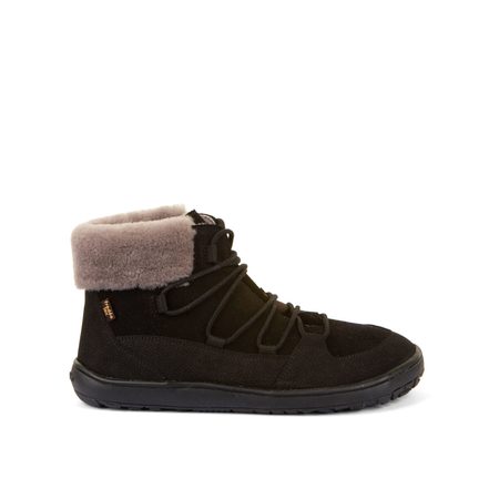FRODDO UP FURRY W TEX Black | Zimní zateplené barefoot boty
