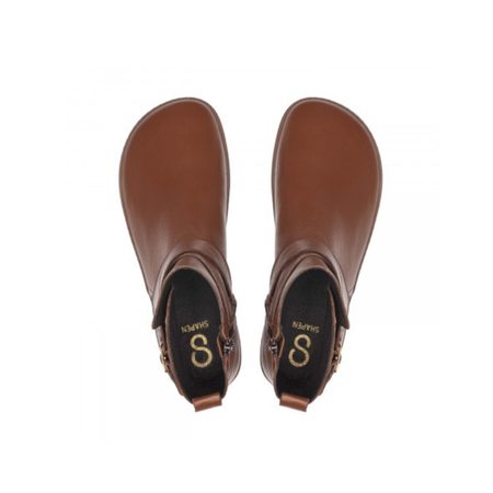 SHAPEN DIVINE Brown | Dámské barefoot kotníkové boty