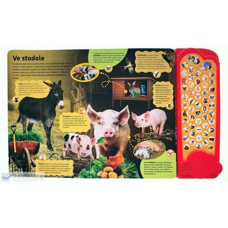DĚTSKÁ KNIHA VELKÁ KNIHA ZVUKŮ Na farmě