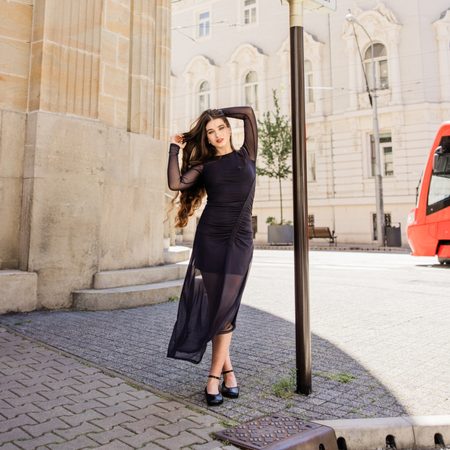 SHAPEN BALERÍNKY TULIP III Wide Black | Dámské barefoot baleríny