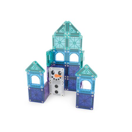 MAGNETICKÁ STAVEBNICE MICROMAGS WINTER WONDERLAND TRAVEL SET 26 DÍLŮ