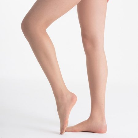 PUNČOCHY TRANSPARENTNÍ NADOTEC JEMNOSTI 8 DEN Béžové