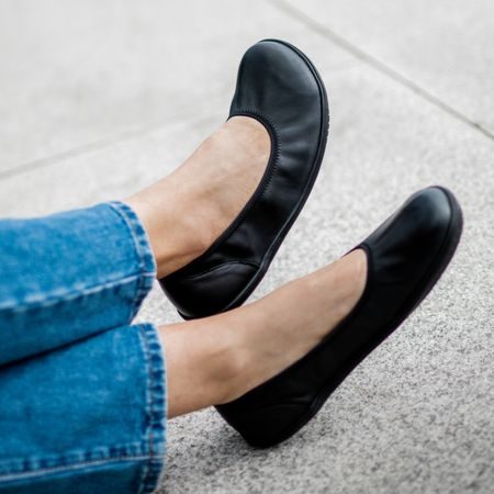 GROUNDIES LILY 3.0 WOMEN Barefoot+ Black | Dámské Barefoot baleríny