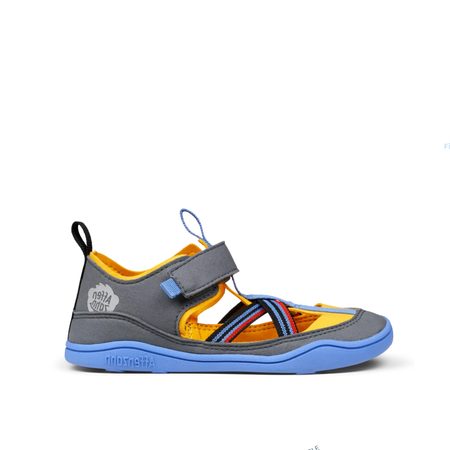 AFFENZAHN SANDAL VEGAN BREEZE TOUCAN Grey | Dětské barefoot sandály  1