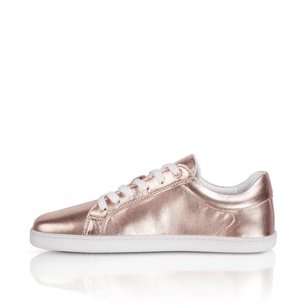 SHAPEN TENISKY FEELIN Uni Rose Gold Leather | Dámské barefoot tenisky