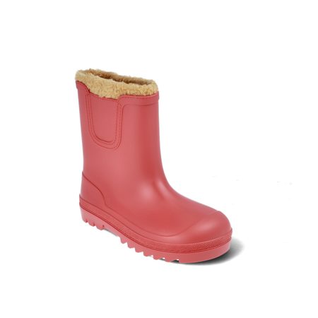 IGOR ZATEPLENÉ ZIMNÍ HOLÍNKY VERONA BORREGO Coral | Dětské barefoot holínky