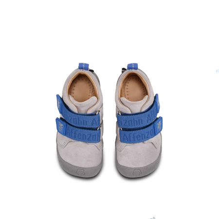 AFFENZAHN LEATHER WALKY Dog Grey | Dětské barefoot tenisky 4