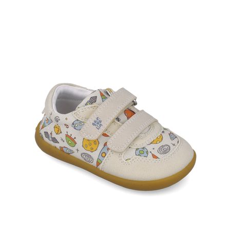 GARVALÍN TENISKY CANVAS Beige | Dětské barefoot tenisky 3