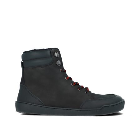 CRAVE VERMON Black | Zimní barefoot boty