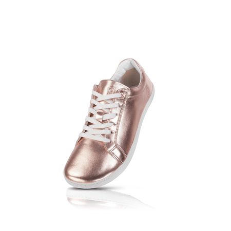 SHAPEN TENISKY FEELIN Uni Rose Gold Leather | Dámské barefoot tenisky