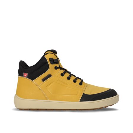 BE LENKA ZIMNÍ KOTNÍKOVÉ ArcticEdge - Mustard | Zimní zateplené barefoot boty