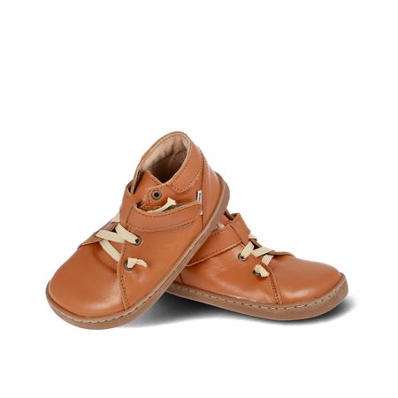 PEGRES CELOROČKY BF52 0.1 Brown | Dětské celoroční barefoot boty