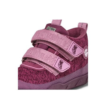 AFFENZAHN LOWBOOT KNIT HAPPY OTTER Berry | Dětské celoroční barefoot boty