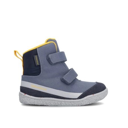GROUNDIES OTTAWA Navy/Yellow | Dětské barefoot zateplené boty
