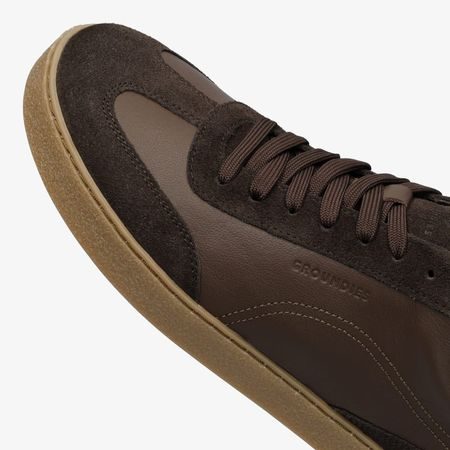 GROUNDIES PANAMA Espresso/Zebra | Dámské barefoot tenisky