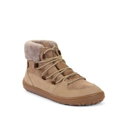 FRODDO UP FURRY W TEX Taupe | Zimní zateplené barefoot boty