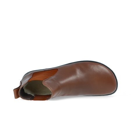 ANGLES NYX WINTER Brown | Barefoot zateplené chelsea boty 2