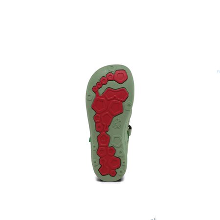 AFFENZAHN SANDAL VEGAN BREEZE FROG Green | Dětské barefoot sandály 9
