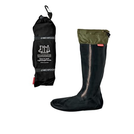 POKEBOO Black/Green | Barefoot holínky