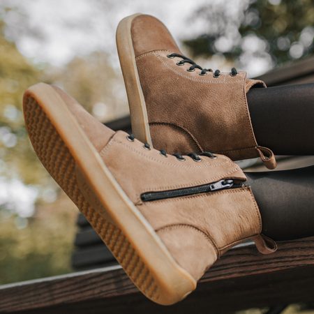 BE LENKA ATLAS Chocolate | Kotníkové barefoot boty