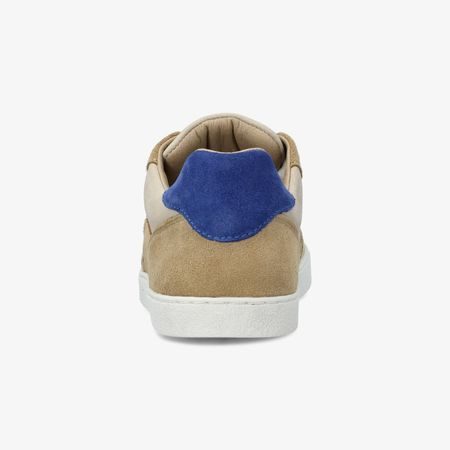 GROUNDIES NOVA GS1 Beige/Indigo Blue | Barefoot tenisky