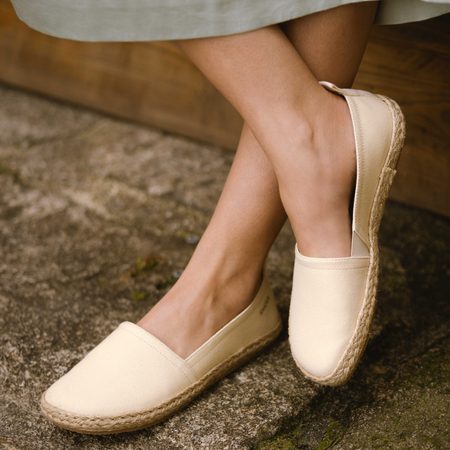 SHAPEN ESPADRILKY PLAYA Wide Beige | Dámské barefoot espadrilky