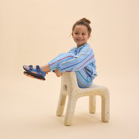 AFFENZAHN SANDAL VEGAN AIRY ELEPHANT Blue | Dětské barefoot sandály  4