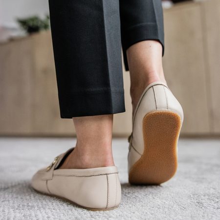 SHAPEN MOKASÍNY VERSA Regular Beige | Dámské barefoot mokasíny