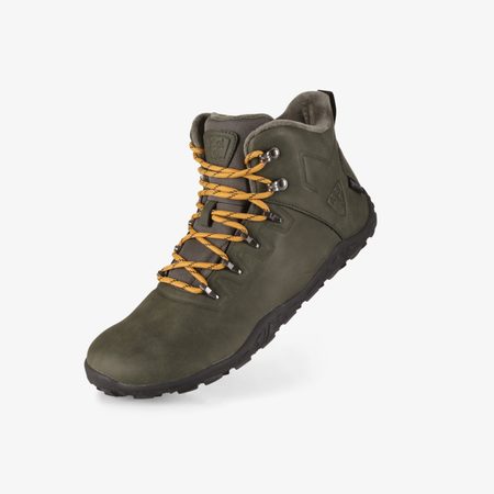 KILPI BARE HIGH WP-U Tmavě Zelené | Outdoorové barefoot boty