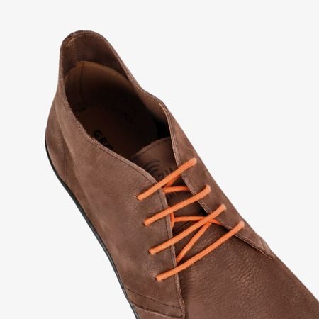 GROUNDIES MILANO Soft Men Dark Brown | Pánské barefoot kotníkové boty
