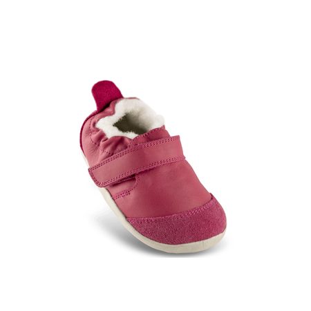 BOBUX XPLORER MARVEL ARCTIC Cerise | Dětské první zateplené barefoot botičky