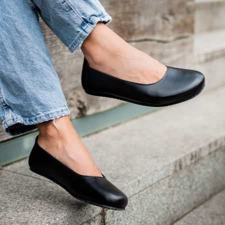 ANGLES ANTIOPA Black | Dámské barefoot baleríny